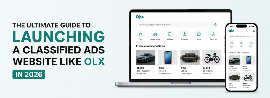 Classified Ads Online Marketplace Website for Buying and Selling Products