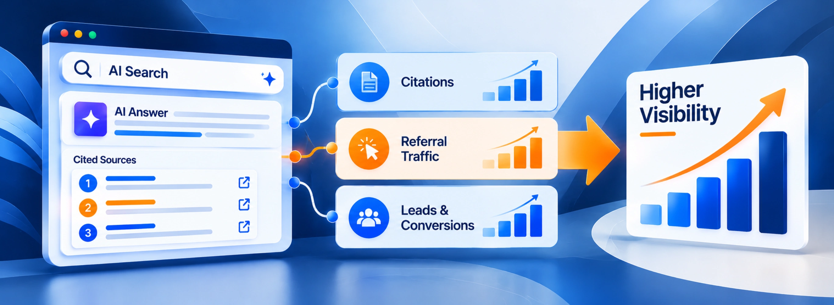 AI search trends and AI search visibility for businesses
