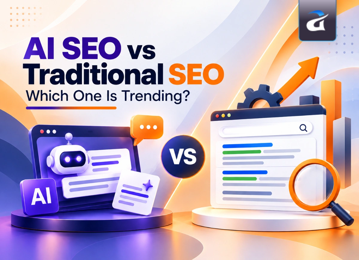 AI SEO and Traditional SEO comparison for modern search visibility 