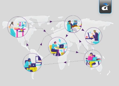 Dedicated Web Developers Collaborating on Web Development Project for Business Website