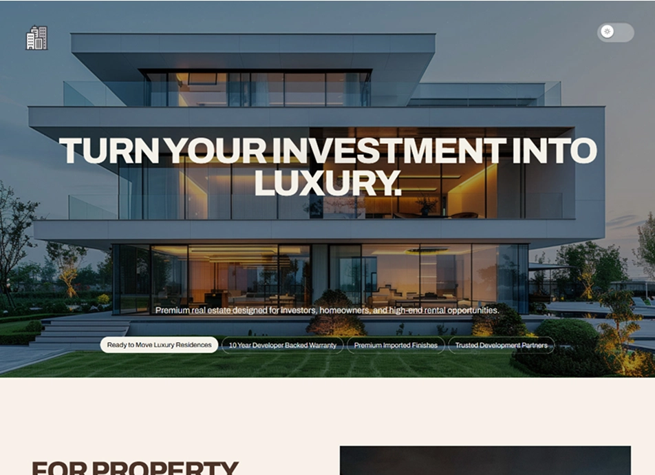 Glamping Website Template Showcasing Luxury Outdoor Stays and Eco-Resort Booking