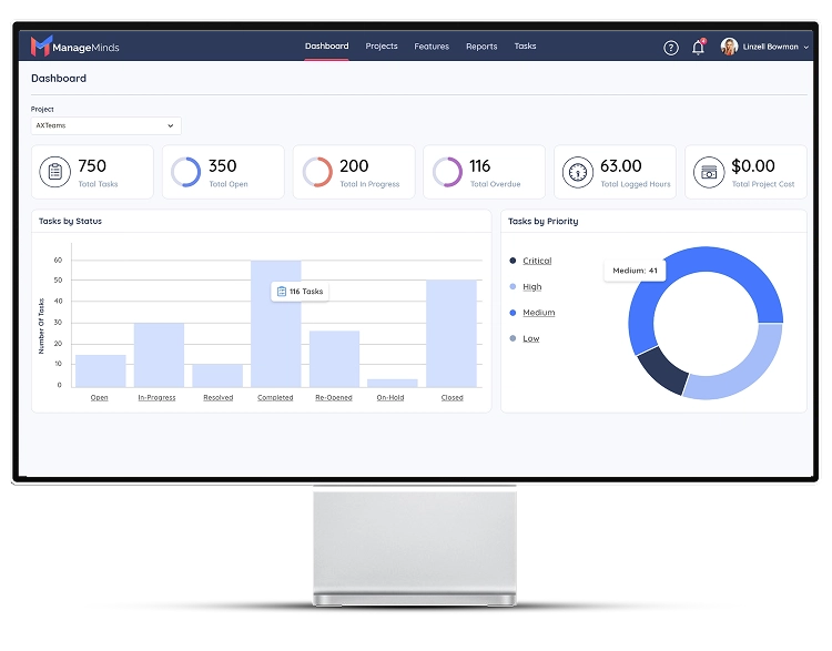 ManageMinds AI-Powered Project Management Platform for Task Tracking, Time Logging, and Team Collaboration