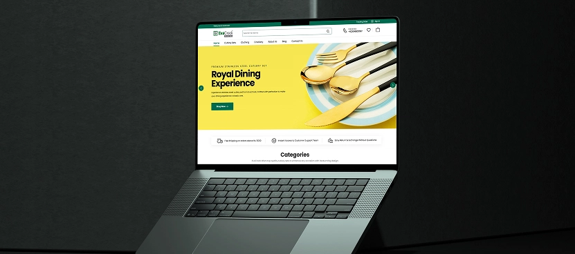 EvaCrock eCommerce Website for Small Business