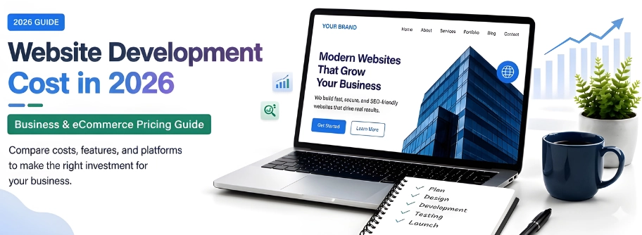 Website Development Cost for Business and eCommerce Websites in 2026