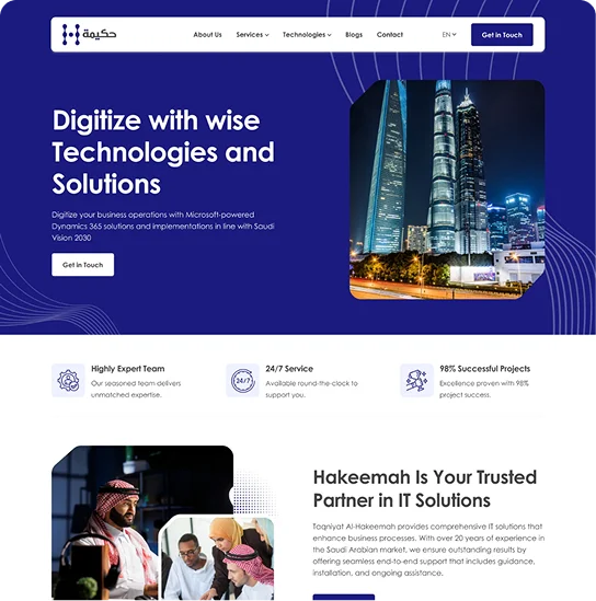 Custom CMS Dashboard for Multilingual Business Website